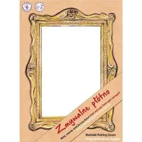 Strigo Weisse Leinwand ohne Muster Lustige Matte STRIGO