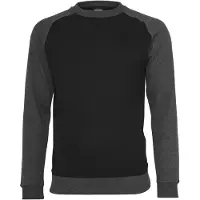 Urban Classics Rundhalspullover "Herren 2-tone Raglan Crewneck" 1 Stk.