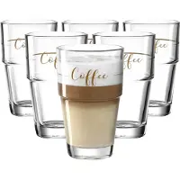 Leonardo Glas "Becher Solo 410 ml 6er Set transparent"