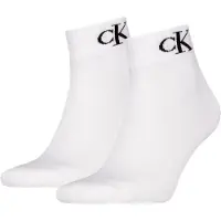 Calvin Klein Socken - 2er-Pack - Weiß M/Logo - - 43/46 - Socken