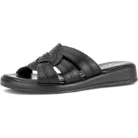 Gabor Pantolette "Rhodos" Plateau, Schlupfschuh, Sommerschuh mit Ziernähten, G-Weite
