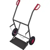 Variofit Cordes Stahlflaschenkarre für 2 Flaschen 20 L RAL 7016