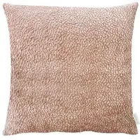 Apelt Dekokissen "Toulouse", rose, unifarben, B:59cm H:0,5cm L:59cm, Polyester, Dekokissen_Sitzkissen_Kissenhüllen, Dekokissen, Chenille mit 3D-Effekt