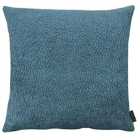 Apelt Dekokissen "Toulouse", petrol, unifarben, B:46cm H:0,5cm L:46cm, Polyester, Dekokissen_Sitzkissen_Kissenhüllen, Dekokissen, Chenille mit 3D-Effekt