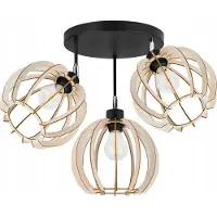 Light11 HOME Moderne Led-Deckenhängelampe Aus Holz