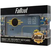 Fanattik Fallout 3 Vault 101 Security Keycard Tellerreplika