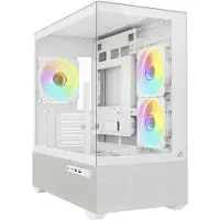 Sharkoon Gehäuse MK7 ARGB mATX 2xGlas weiß - Gehäuse
