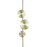 Licht-Erlebnisse Wandlampe LED Aluminium 120 cm hoch in Gold 3000 K 1008 lm Modern Wandleuchte Flurlampe Galerie