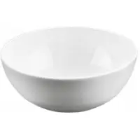 Wilmax Schale 14 cm 600 ml aus Porzellan, Weiß, 6er Set
