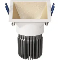 ATILED Toodle Quadratische Symmetrische Einbauleuchte Einbauleuchte 6960-02-490 Gold IP40