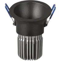 ATILED Toodle Runde Asymmetrische Einbauversion Einbauleuchte 6960-02-360 Schwarz IP40