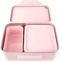 Satch Edelstahl Brotdose Rose