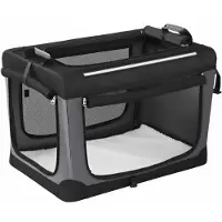 Feandrea Transportbox für kleine Hunde, faltbare Hundetasche mit Netzstoff-Türen und Taschen, Reisen PDCB35016B01
