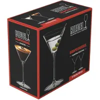 Riedel Martini/Cocktail Glas - Kristallglas - 200ml (voll) - 2er Set - Design 2024, Spülmaschinenfest