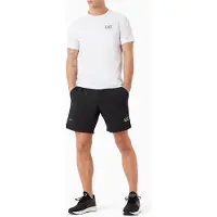 Emporio Armani für Herren. 8NPV03_PNDDZ Dynamic Athlete T-Shirt und Hosen-Set weiß, schwarz (XS), Sportlich, Tennis/Padel, Multisport, Polyester, Kurza