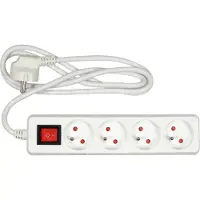 VOREL Home Verlängerungskabel-Schalter.u.4G*1.5M.