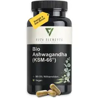 IK-Handelsgruppe Vita Elements Ashwagandha KSM-66 180 Kapseln – hochdosiert & labores Nahrungsergänzungsmittel