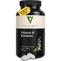 IK-Handelsgruppe Vita Elements Vitamin B Komplex 240 Tabletten – bioaktiv, Energie & Nerven veganes Nahrungsergänzungsmittel