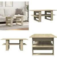 vidaXL Couchtisch Sonoma-Eiche 102x55x42 cm Holzwerkstoff
