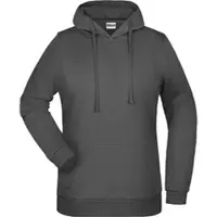 James & nicholson Damen Kapuzen Sweater Hoodie JN795 graphite 3XL