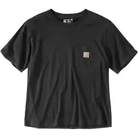 Carhartt T-Shirt Lightweight Crewneck T Shirt Damen Black-XL
