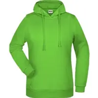 James & nicholson Damen Kapuzen Sweater Hoodie JN795 lime green XXL