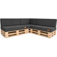 Odol-Plusz Palettenkissen 7-teiliges Set Palettenauflage Palettenpolster Palettensofa