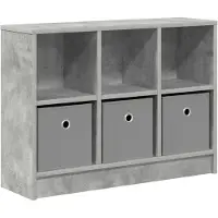 vidaXL Sideboard Betongrau 73,5 x 22,5 x 53,5 cm