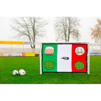 Powershot Torschusswand 1,8 x 1,2m - Italienische Flagge