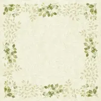 Duni Bio Dunicel-Mitteldecke 84 x 84 cm Paisley leaves, 100 Stk/Krt (5 x 20 Stk)