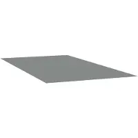 vidaXL Pool-Bodentuch Hellgrau 820x420 cm Polyester Geotextil
