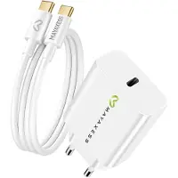 Avizar Mayaxess, 20W Netzteil für Galaxy S26 Ultra + USB-C Kabel 1m, Weiß