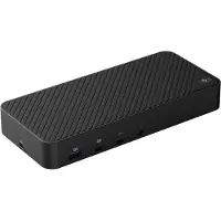 Deltaco DisplayLink docking station, 3 display 4K, B2B package, blk