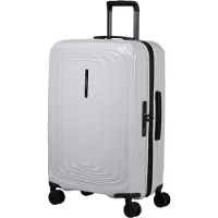 Samsonite Hartschalen-Trolley "2WANDER" 80 l 4 Rollen aus robustem Polycarbonat, mit Adressetikett und Dehnfalte