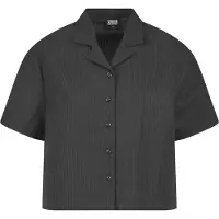 Urban Classics Langarmhemd "Damen Ladies Seersucker Shirt"