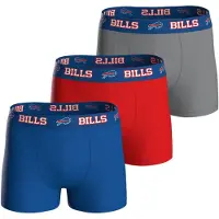 NFL Herren Boxershorts, 3er Pack - Teams, Boxers, Football, Logo, Baumwollmischung