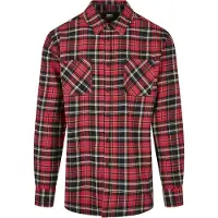 Urban Classics Langarmhemd "Herren Checked Roots Shirt" 1 Stk.