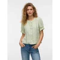 Vero Moda Natali 2/4 Lace Kurzarm-bluse