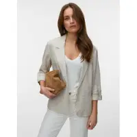 Vero Moda Longblazer "VMROSIE 3/4 LOOSE BLAZER NOOS" Viskosemischung, regular fit, mit Leinen
