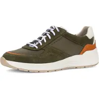Pius Gabor Sneaker, Freizeitschuh, Halbschuh, Schnürschuh mit Kontrastbesätzen, G-Weite
