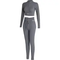Yeaz RUNWAY Sportbekleidung Set mit langen Ärmeln, hoher Taille und figurschmeichelnder Passform
