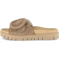 Gabor Pantolette, Plateau, Sommerschuh, Schlappen mit Zierperlen an der Zierschnalle