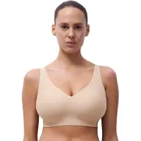 Chantelle Ohne Bügel BH SoftStretch | Grösse: S | Farbe: Goldbeige