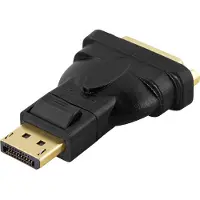 Deltaco DisplayPort - DVI-D Single Link adapter, black