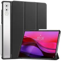 Just in Case PU-Leder Book Hülle Schwarz Lenovo Yoga Tab Plus