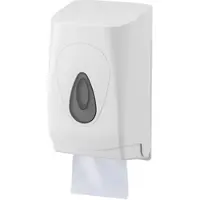 All Care PlastiQline Toilettenpapierspender Einzelblatt - Kunststoff - Farbfenster grau
