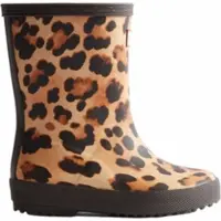 Hunter Gummistiefel Kids First Leopard Print Boot Leopard Print / Chocolate Brown-Schuhgröße 32