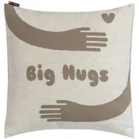 David Fussenegger Kissenhülle Nova 'Big Hugs' 50 x 50 cm Rohweiß- Beige
