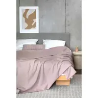 David Fussenegger Überwurf Wohndecke Luca 'Fischgrät' 220 x 240 cm Hellviola