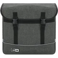 Lastpak Fahrradtasche Doppel 35 L Canvas Grau